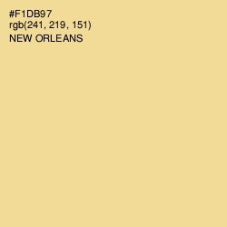 #F1DB97 - New Orleans Color Image